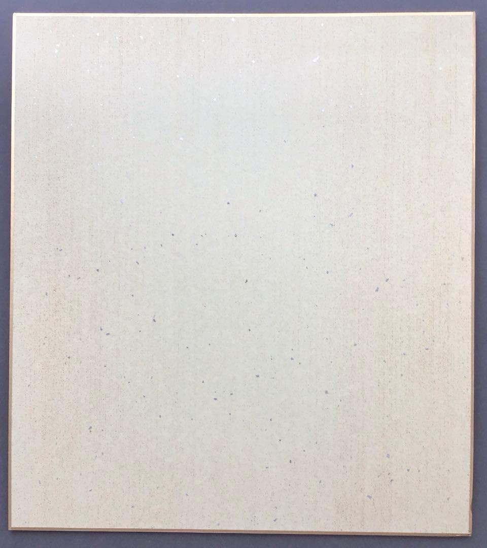 色紙　「寿」　元名古屋市長　杉戸清氏直筆　畳紙　配送用袋　S1031SS