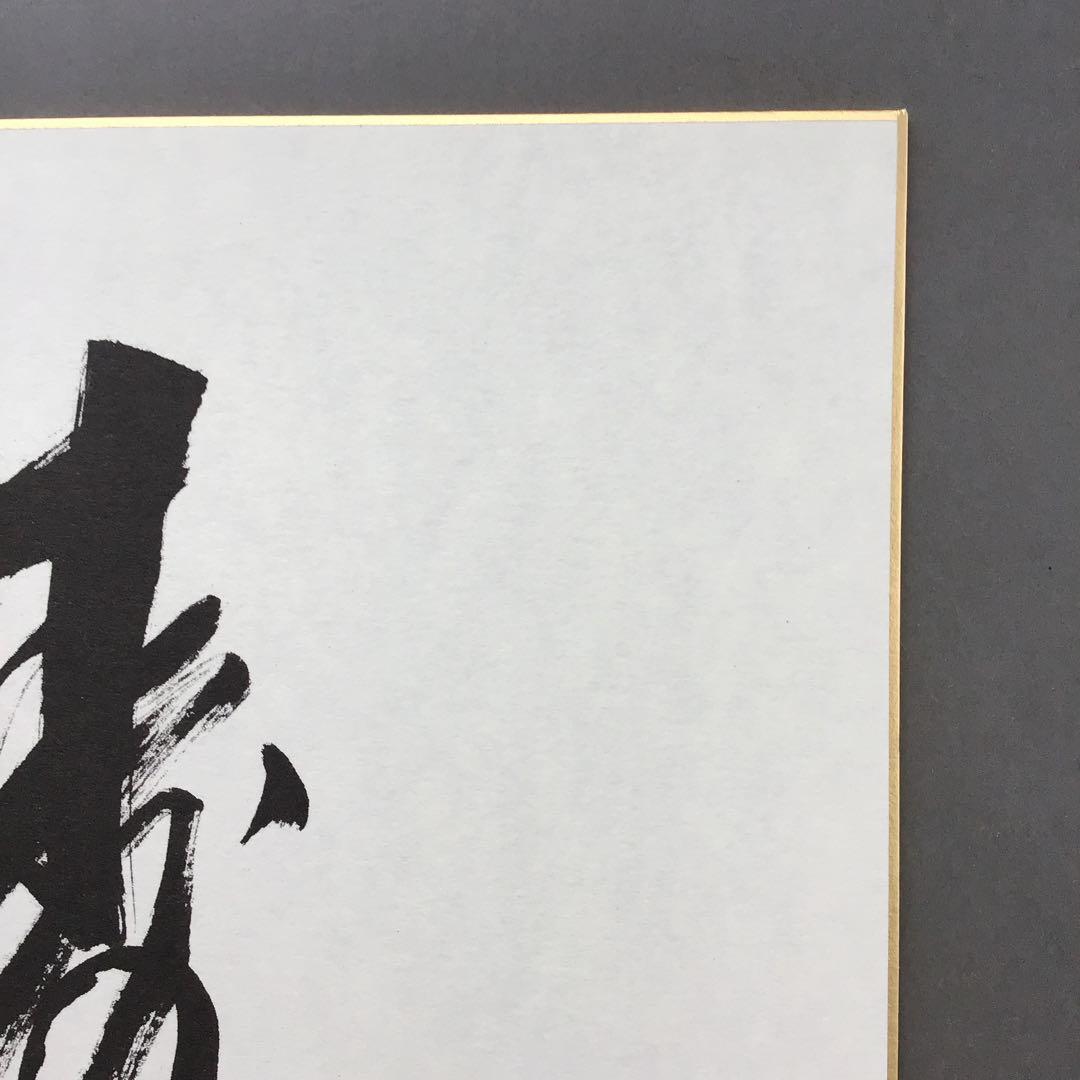 色紙　「寿」　元名古屋市長　杉戸清氏直筆　畳紙　配送用袋　S1031SS