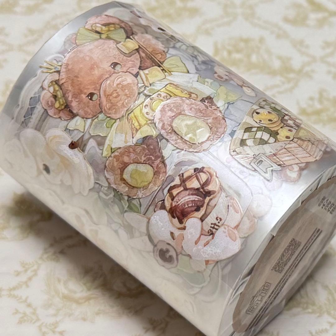 海外 PETテープ マスキングテープ くまさん