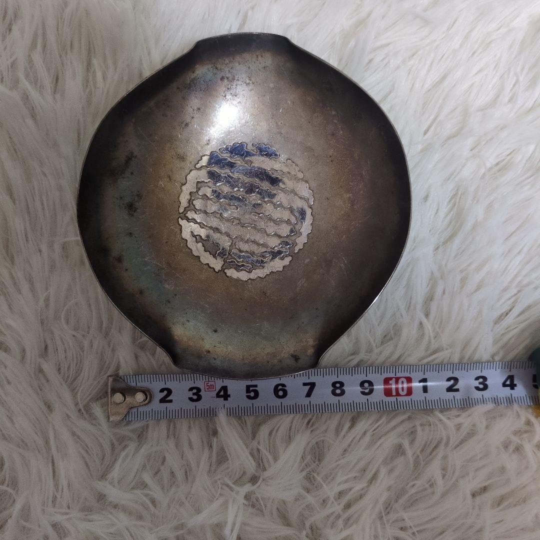 【純銀服部製刻印】　銀盃　記念盃　骨董品　アンティーク