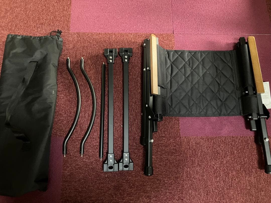 角利産業 kakuriフォールディングチェア ブラック