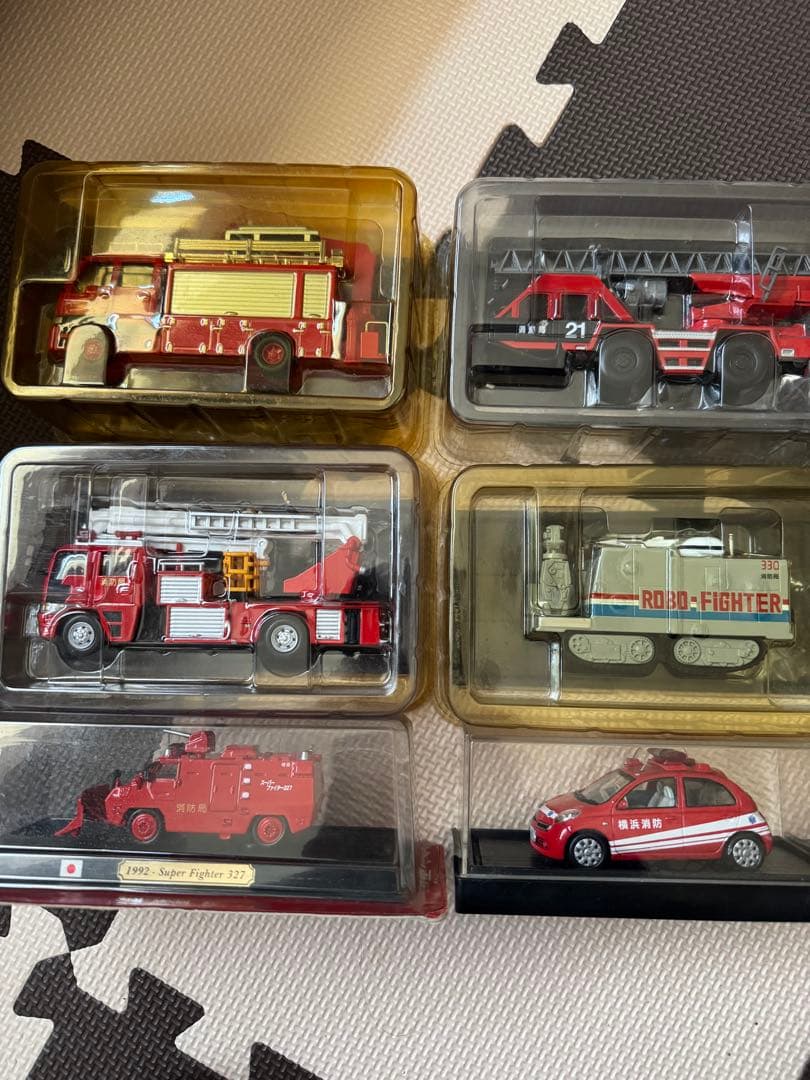 世界の消防車 6台セット 日本の消防車のみ プラス3台 まとめ売り