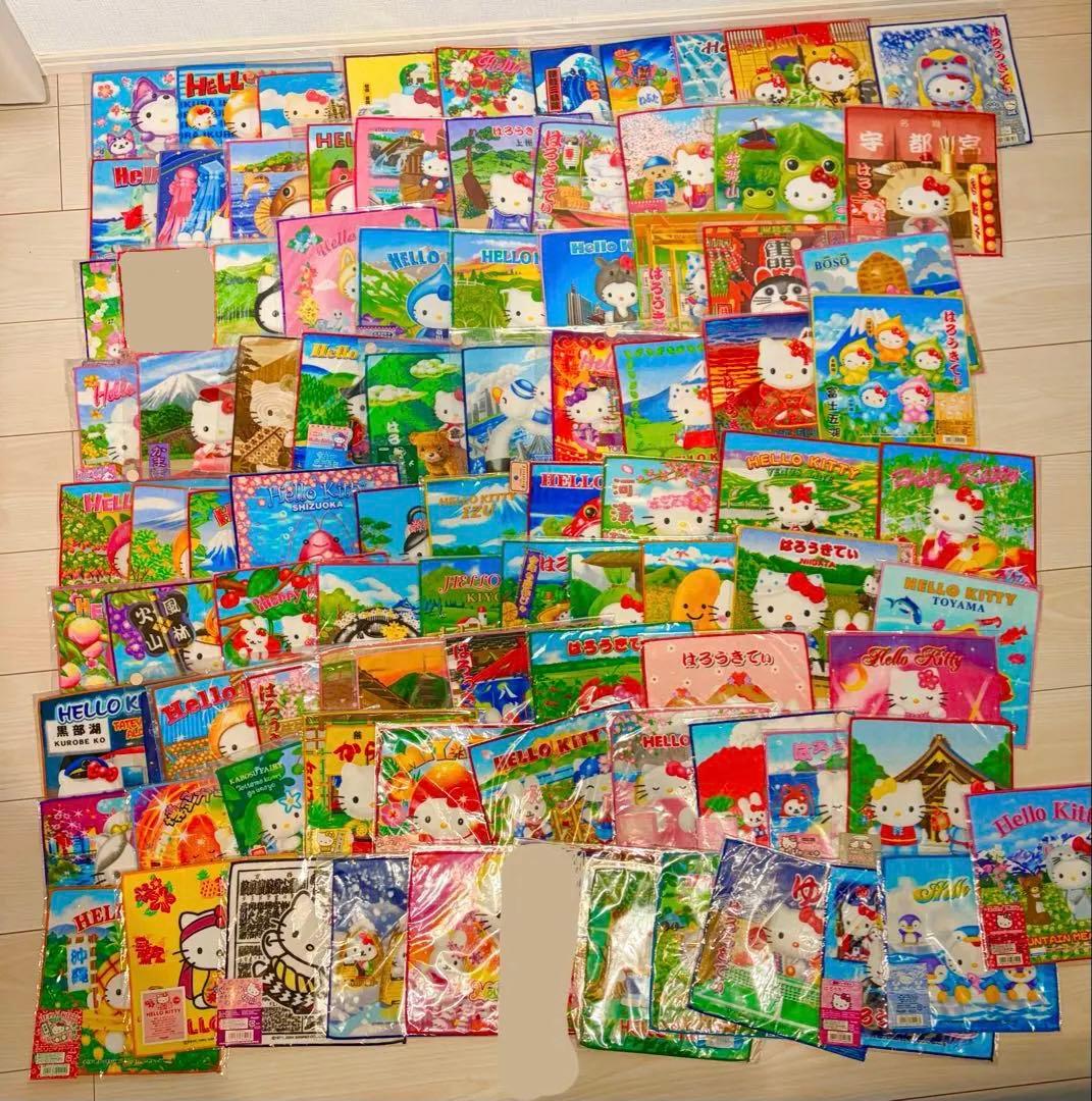【希少】ハローキティ ご当地ハンカチ　新品未使用 平成レトロ