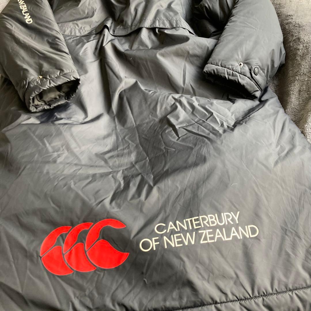 【新品】カンタベリー 2way フード付 ベンチコート 黒　Lサイズ　光電子