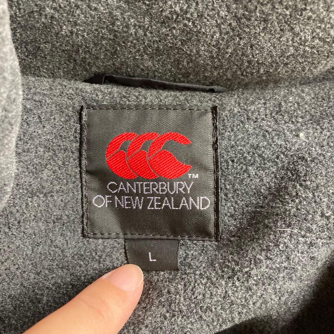 【新品】カンタベリー 2way フード付 ベンチコート 黒　Lサイズ　光電子