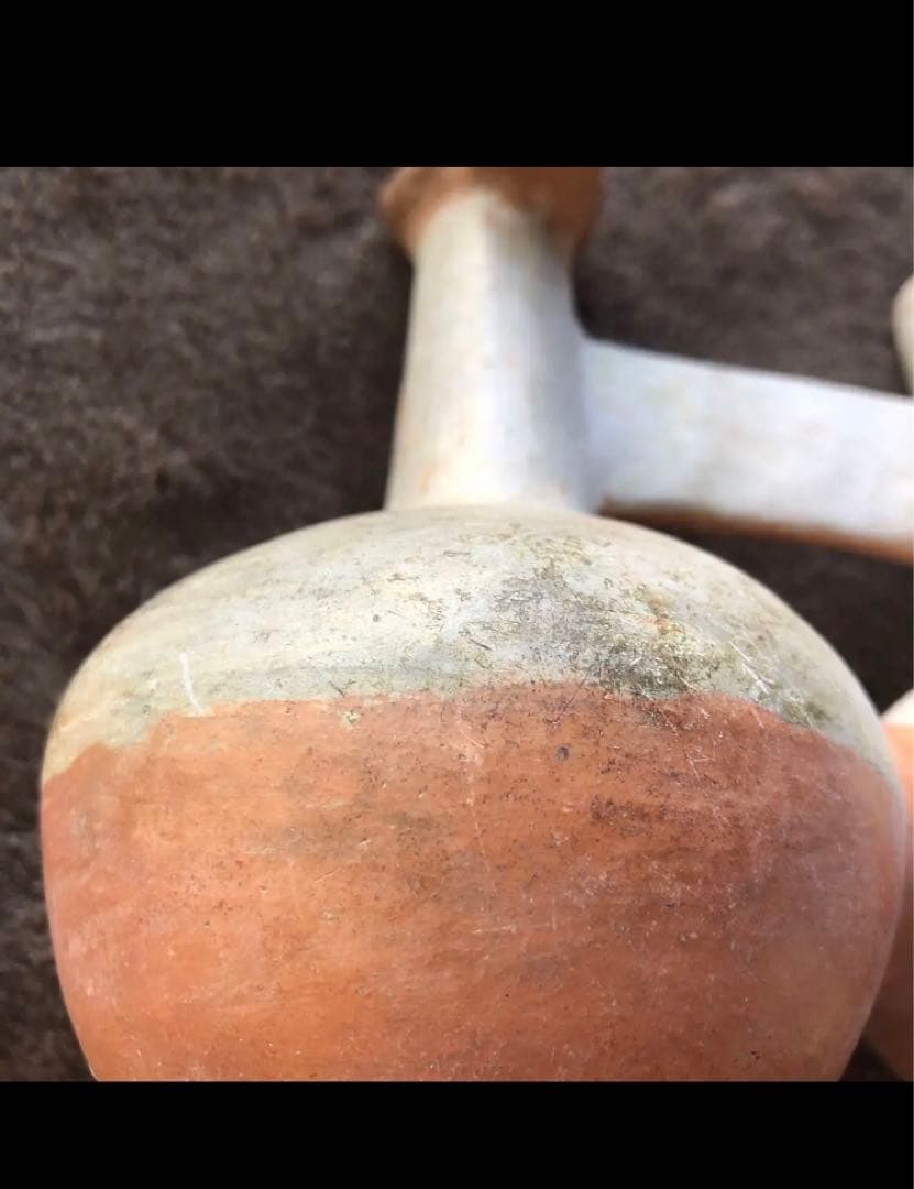 古代アンデス文明 注口双胴土器 ペルー