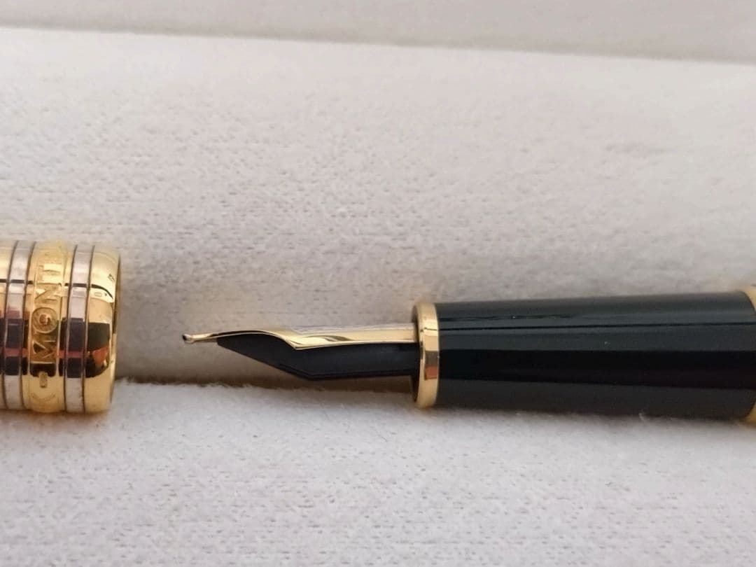 MONTBLANC　モンブラン　万年筆M　ソリテール1441 ドゥエ　Ag925