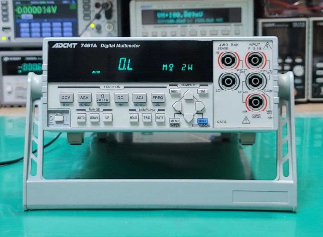 ADCMT 7461A 6.5桁 DIGITAL MULTIMETER 動作良好