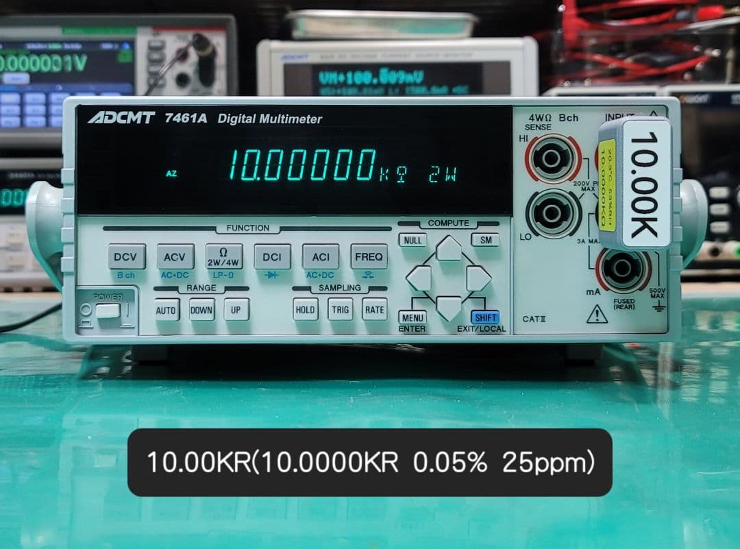 ADCMT 7461A 6.5桁 DIGITAL MULTIMETER 動作良好