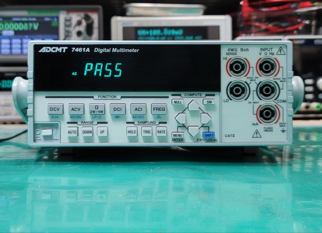 ADCMT 7461A 6.5桁 DIGITAL MULTIMETER 動作良好