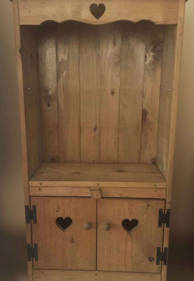 アメリカンカントリー　アンファン　コーハウス　棚　飾り棚