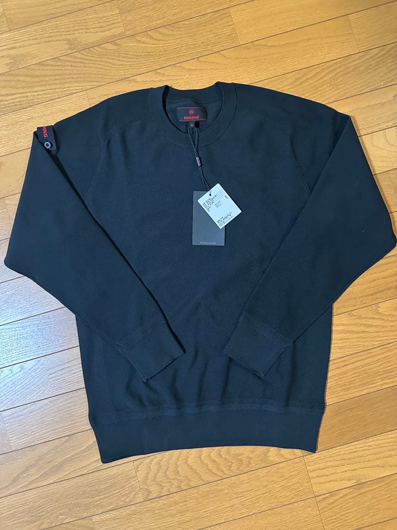BRIEFING ブリーフィング ニット セーター 黒 ブラック M 新品未使用