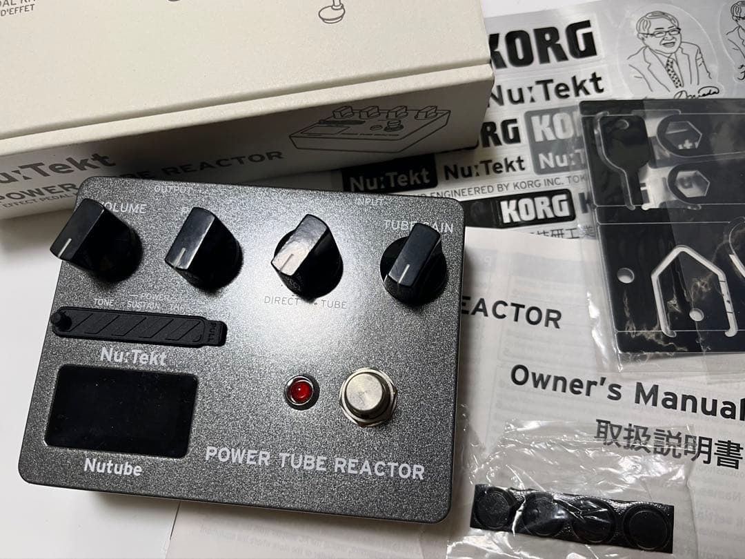 KORG Nu:Tekt POWERTUBE REACTOR Nutube 試奏