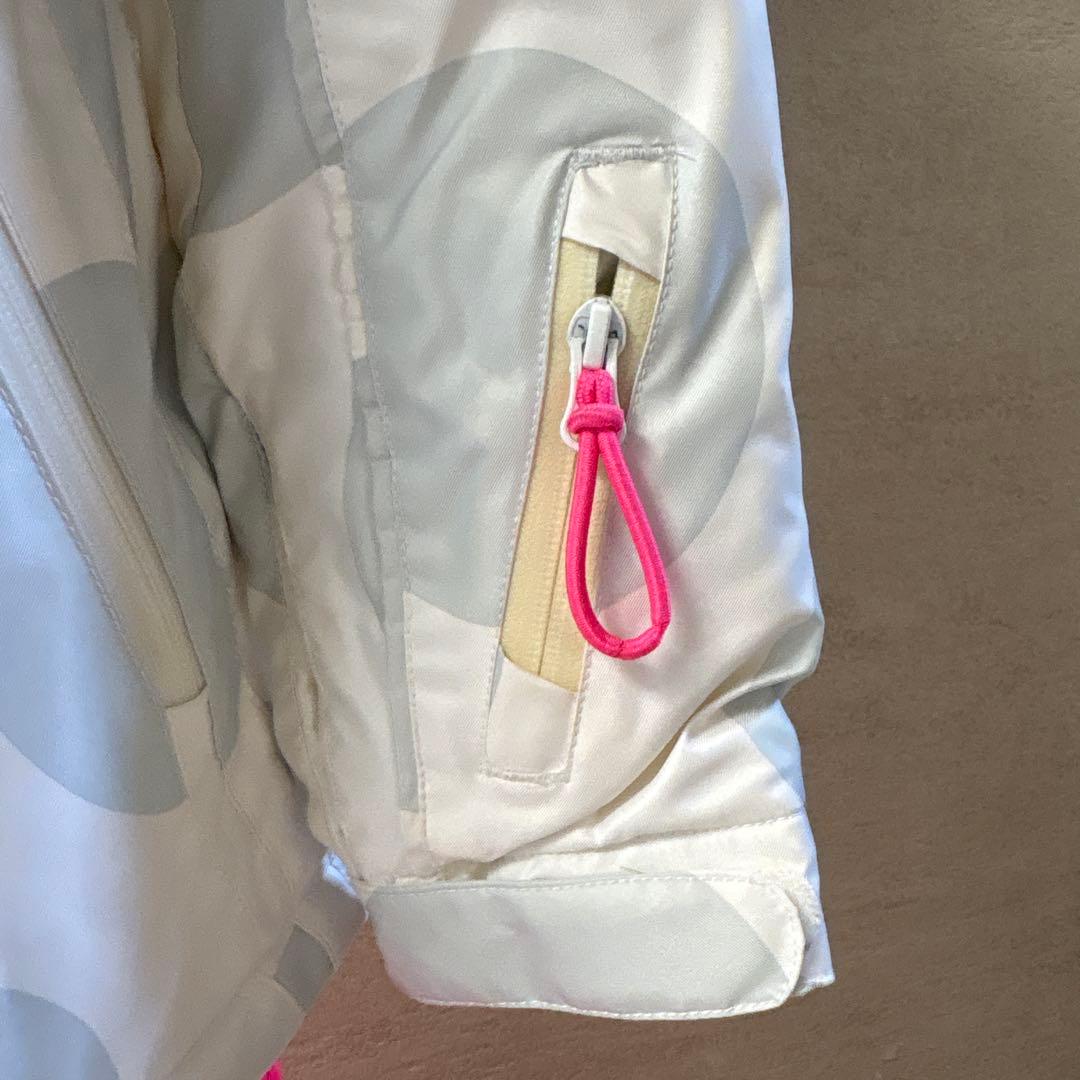 Spyder スキーウェア　白　ピンク 　Mサイズ　水玉　可愛い