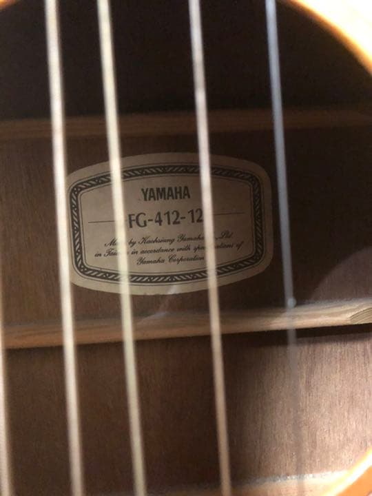 激レア！！ YAMAHA アコギ　12弦 グアムにて新品で購入　緊急値下げ