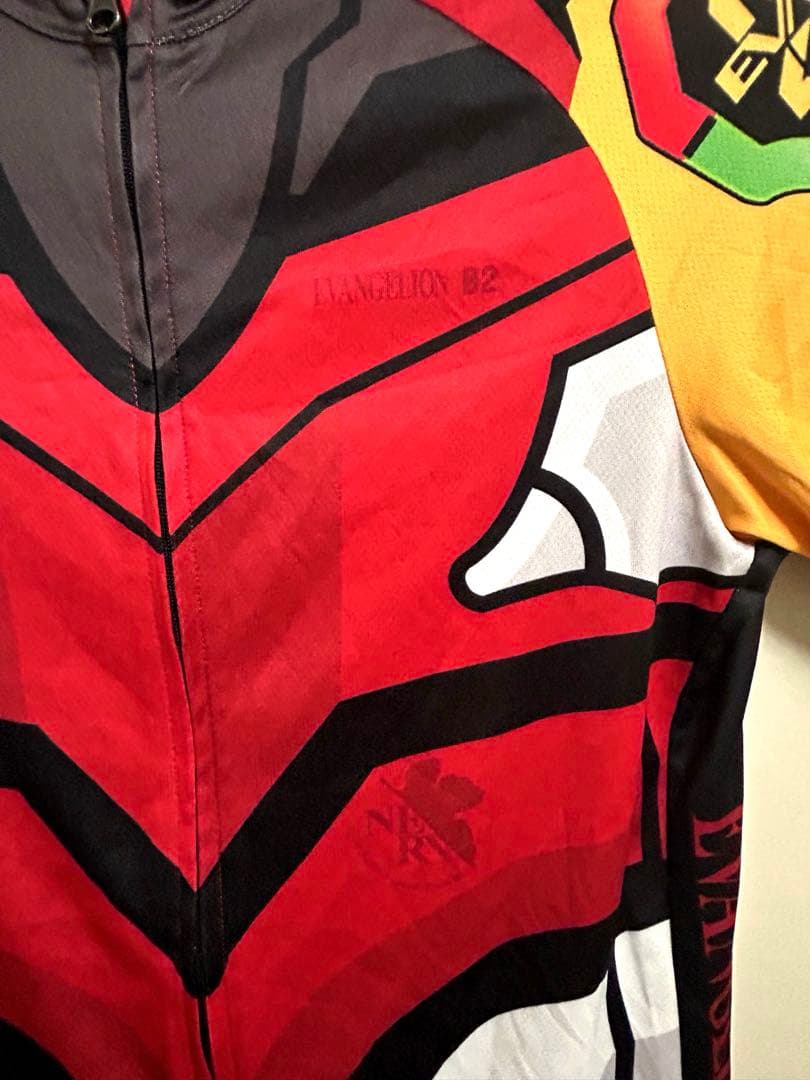 エヴァンゲリヲン新劇場版　サイクルジャージ　弐号機　おそらくM サンボルト