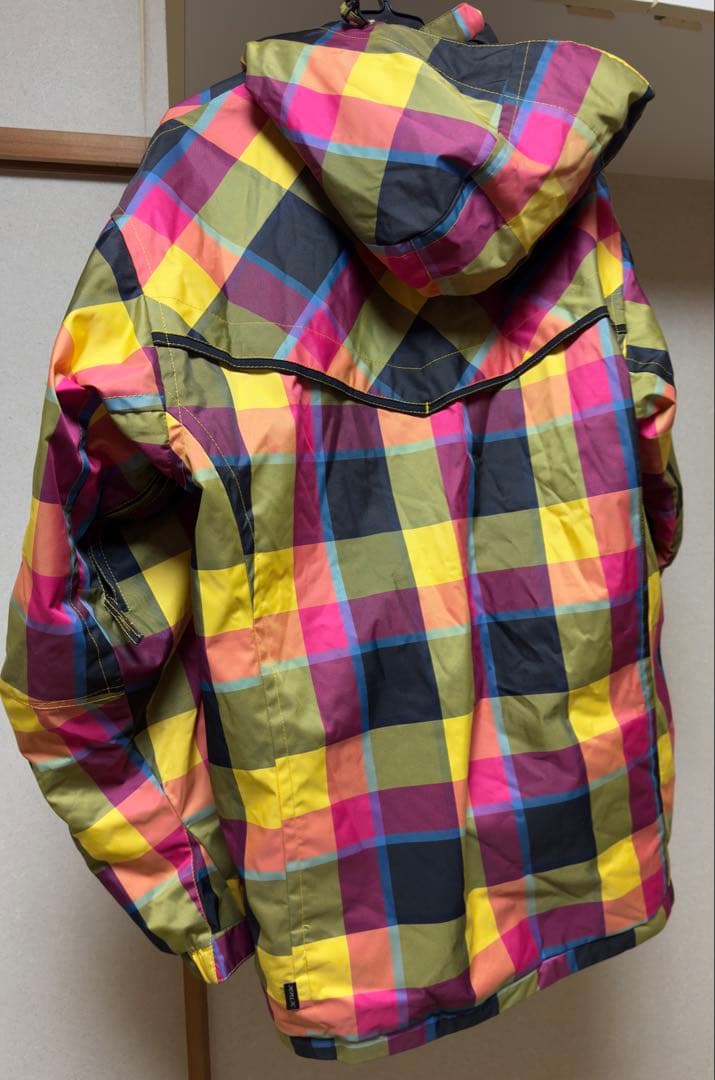 値下げ❗️スノーボードウェア フード付き マルチカラー