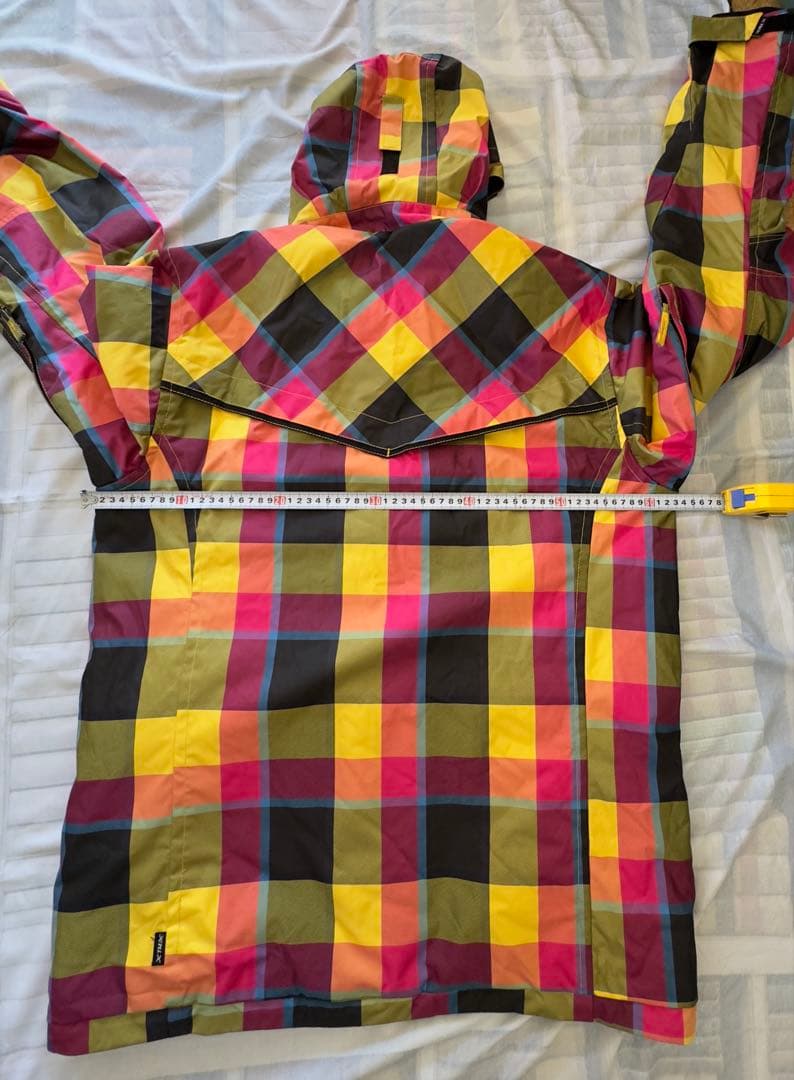 値下げ❗️スノーボードウェア フード付き マルチカラー