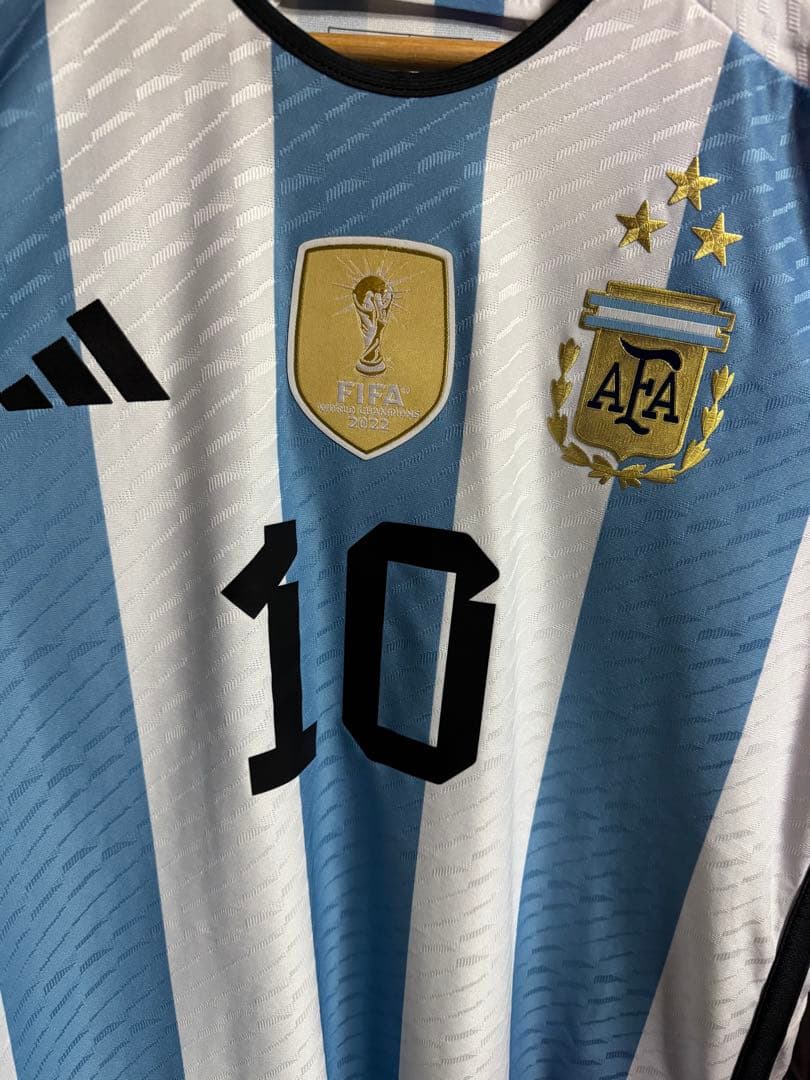 アルゼンチン代表 メッシ 10番 オーセンティック　Mサイズ