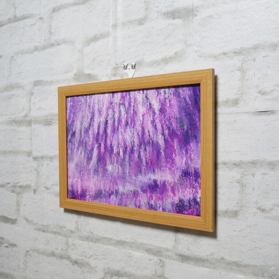 油絵 絵画【藤の花祭り】