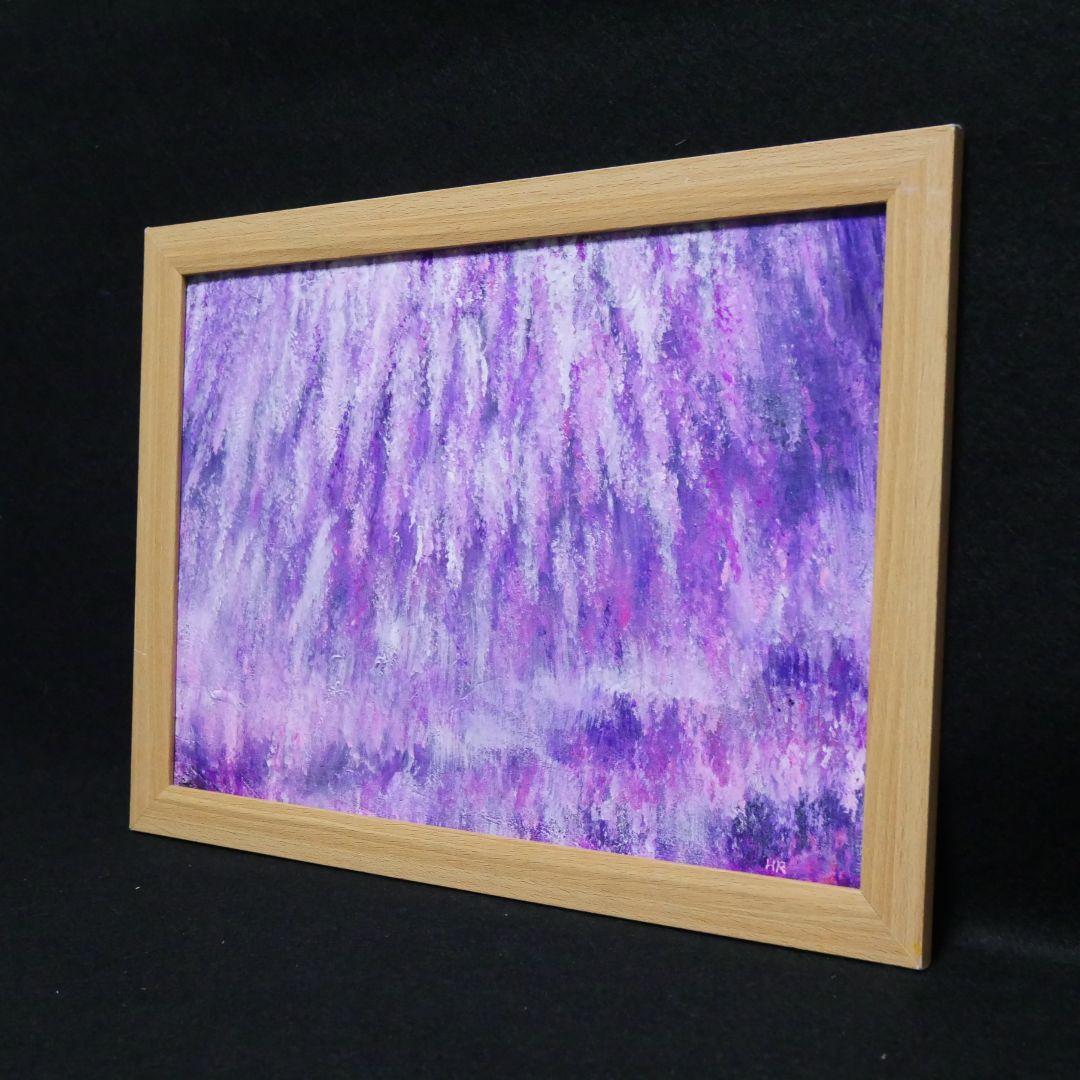 油絵 絵画【藤の花祭り】