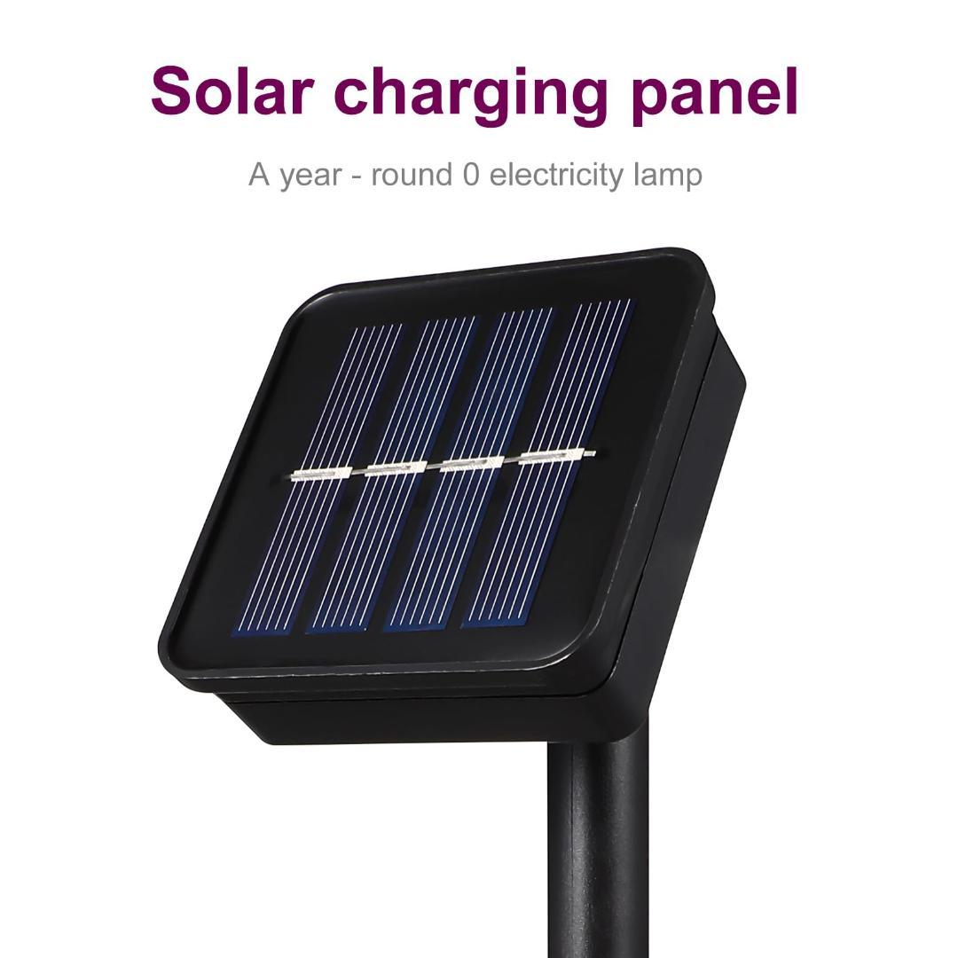 ソーラー IP65防水 LED 取付簡単 フラミンゴガーデンライト 三つセット