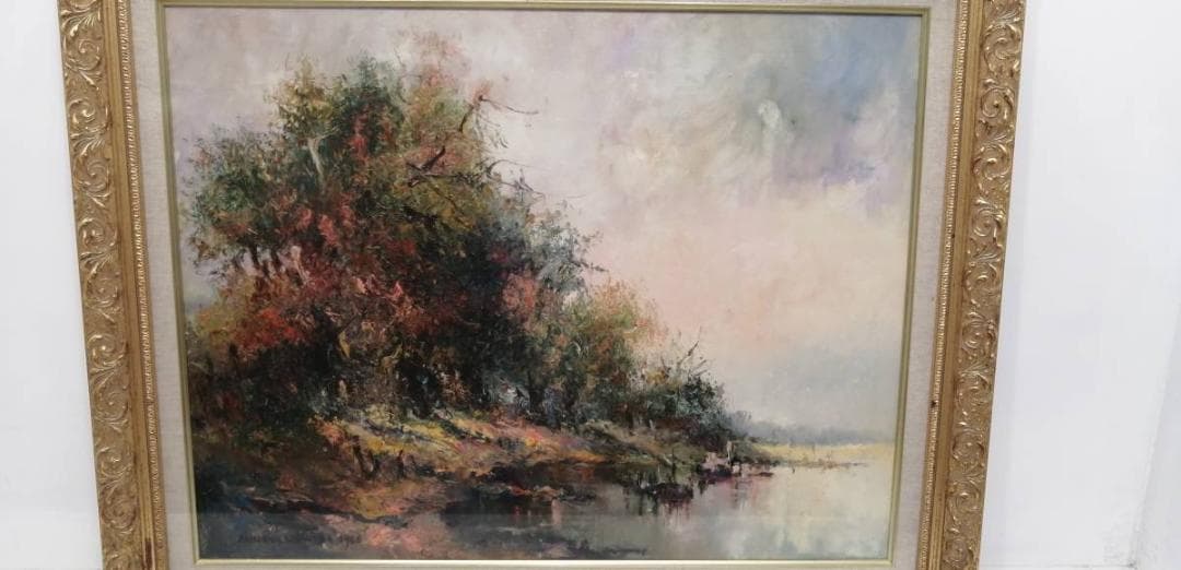 1【真作】 アンナ・オルシェウスカ 風景 1988年 ポーランド N-9