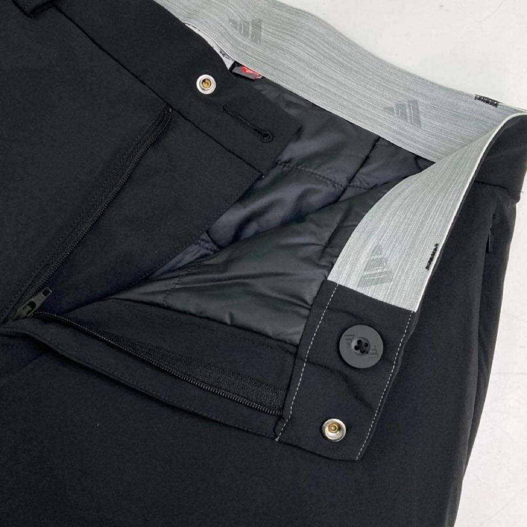 アディダス ゴルフ 79 中綿 プリマロフト 防寒 パンツ 黒 保温