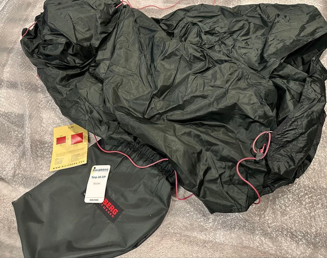 ベ*ン様 HILLEBERG Tarp 20XP グリーン 450cm x 45