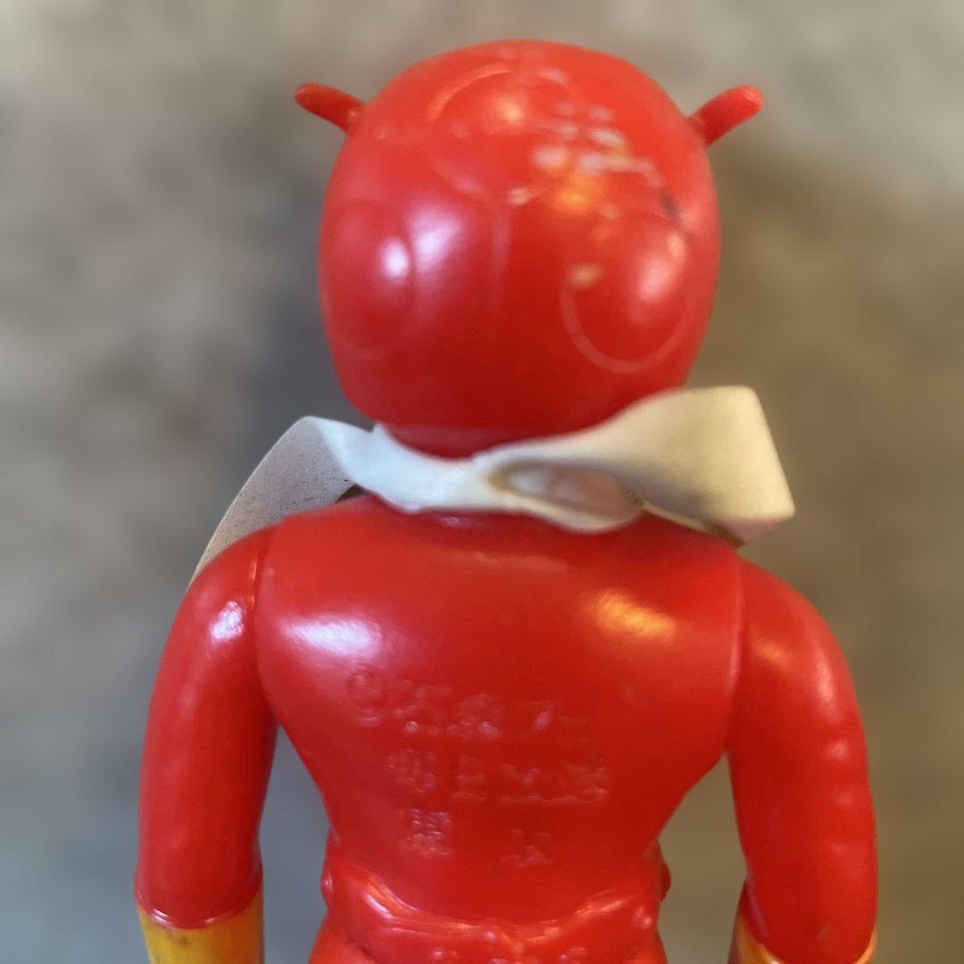 電波人間タックル　ソフビ　当時物　約13センチ