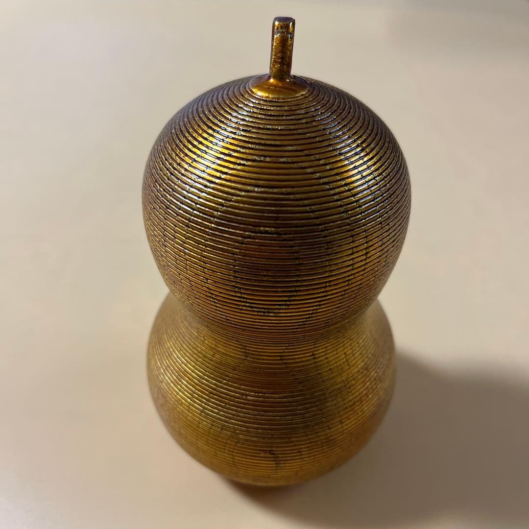 玉泉堂 千成金瓢箪 豊太閤縁起 菓子器 煙草入 福井圀雄