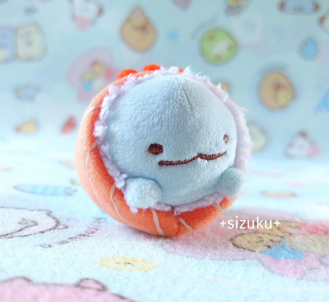 【初期・新品】すみっコぐらし とかげ サーモンロール てのりぬいぐるみ 限定品
