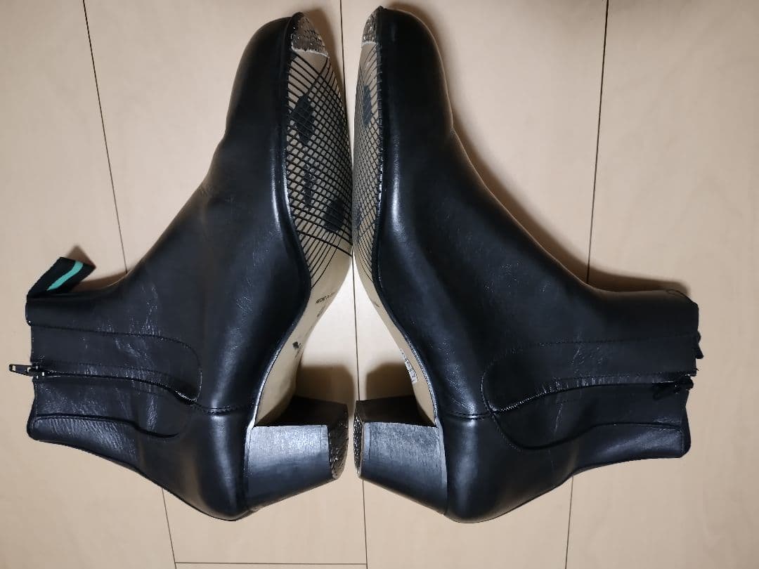 【美品】フラメンコブーツ OSUNA 44 釘ありブラック メンズシューズ ボタ