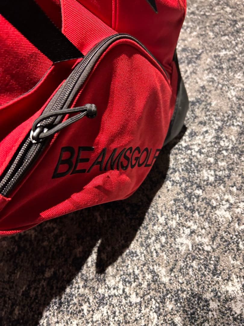 BRIEFINGキャディーバックCR-04 BEAMS別注 レッド