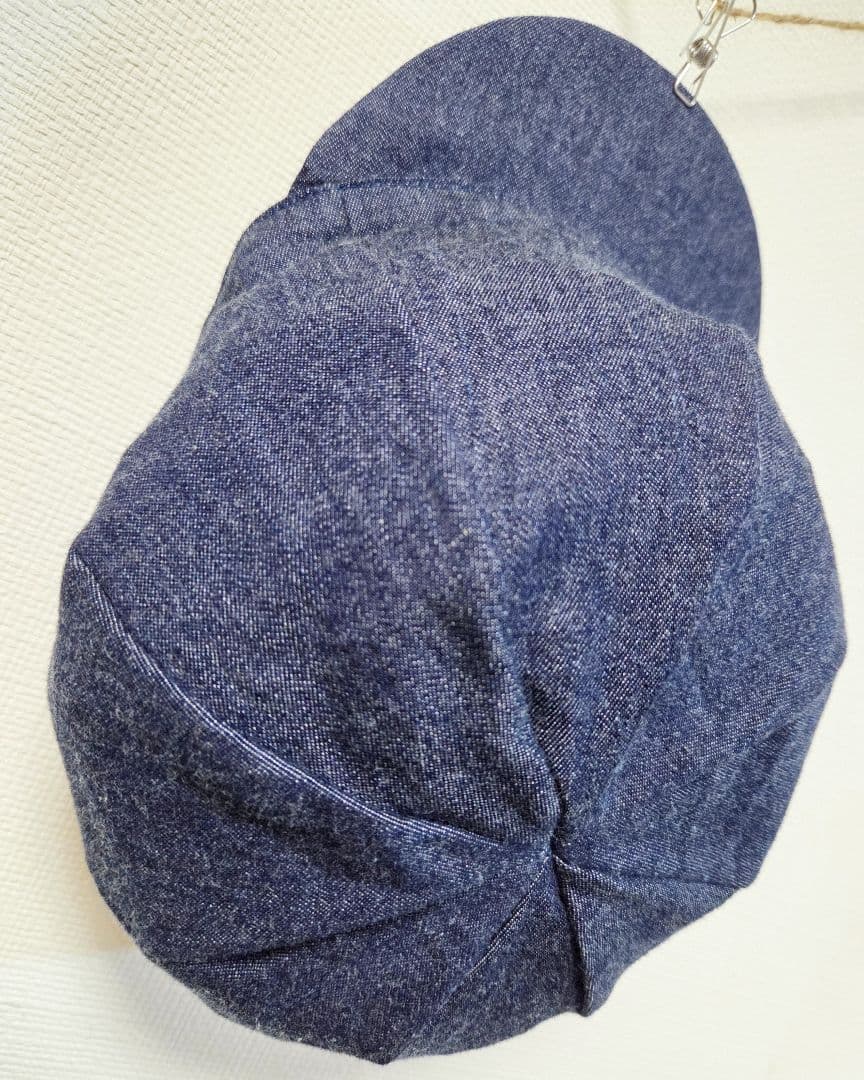 ★サイクルキャップ★【No.132】インディゴデニム(6オンス)