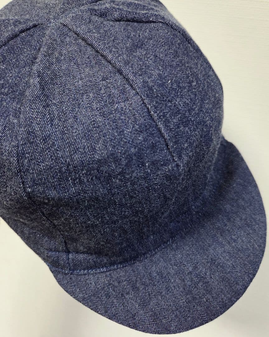★サイクルキャップ★【No.132】インディゴデニム(6オンス)