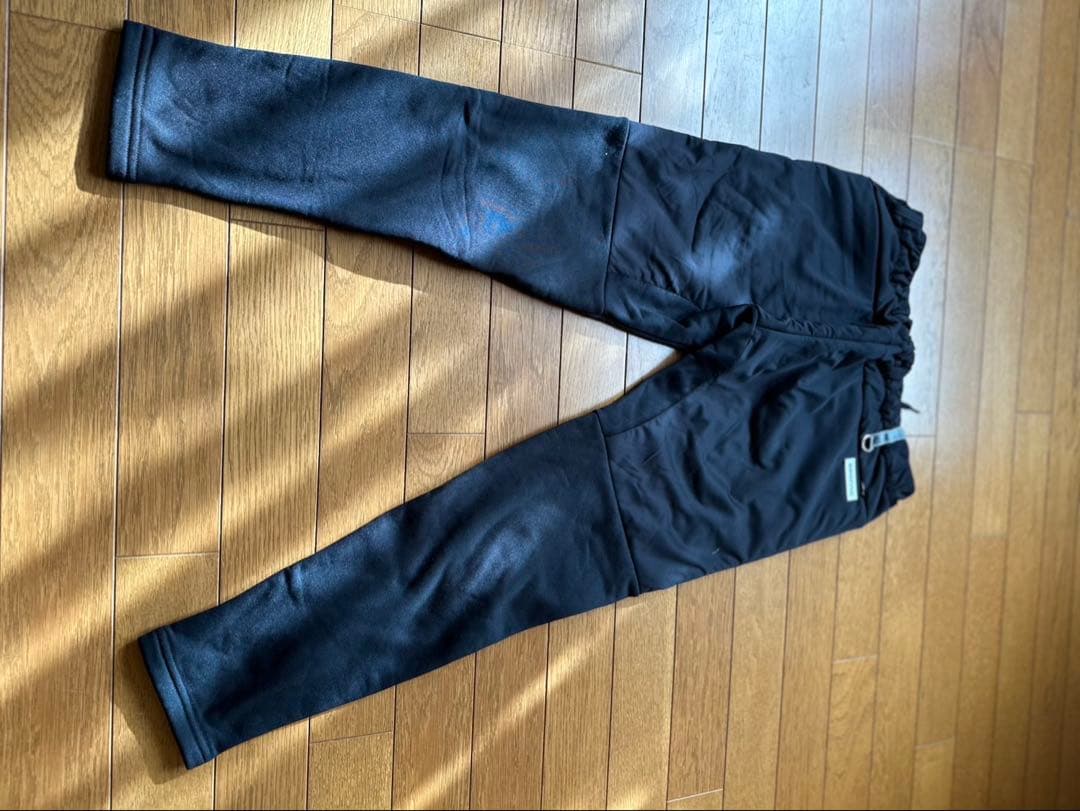 BRIEFING 黒 裏起毛ストレッチパンツ　レディース