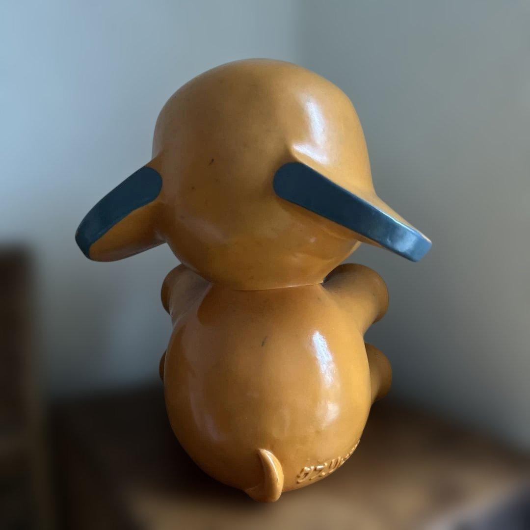 サトちゃん 佐藤製薬くすりはサトウ 古物 ソフビ カウンターサイズ