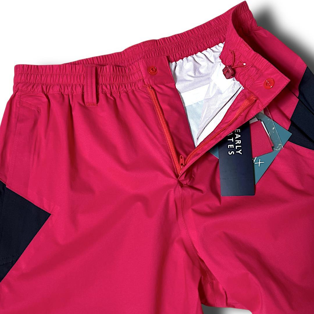 4 パーリーゲイツ 防水 透湿 2レイヤー リップストップ レインパンツ 091