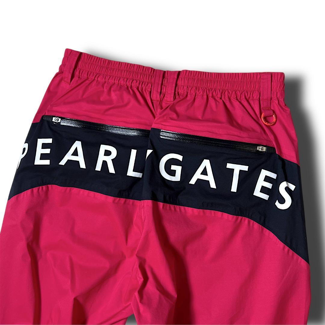 4 パーリーゲイツ 防水 透湿 2レイヤー リップストップ レインパンツ 091