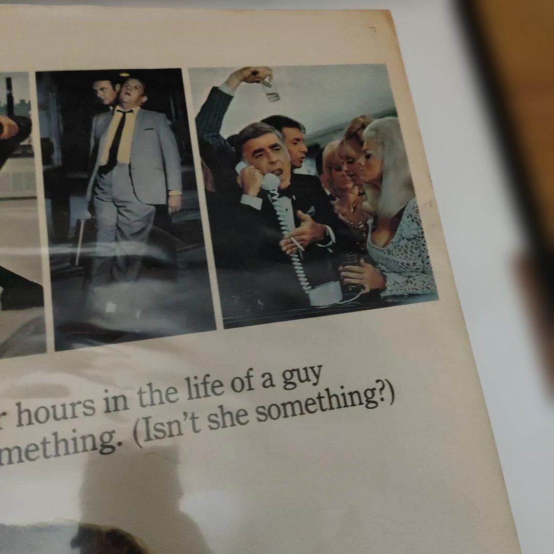 映画「幸せはパリで」オリジナルUS版インサートポスター 1969年