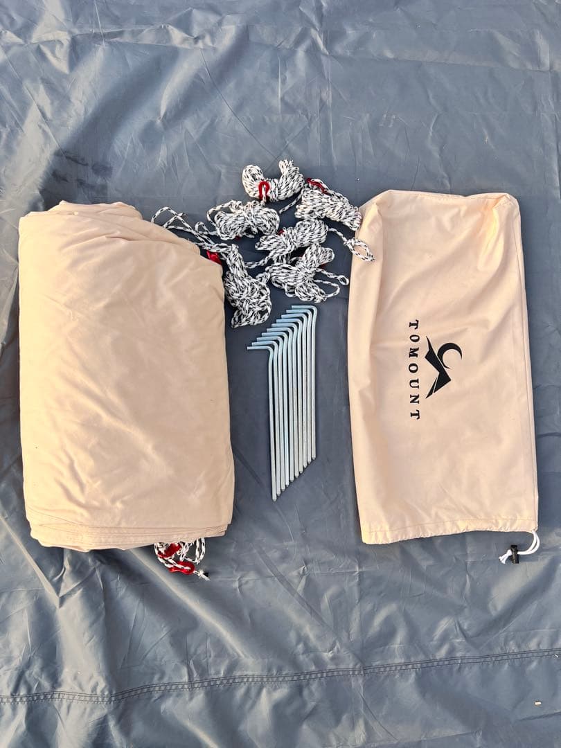 TOMOUNT タープ　最終値下げ　tc レクタタープ　キャンプ　焚き火