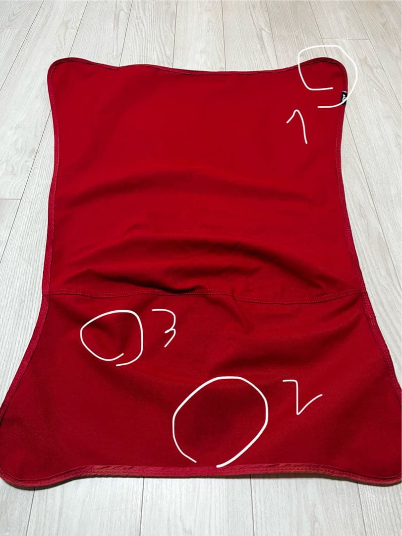 Lafuma（ラフマ） バタフライチェア レッド、グレー2脚セット