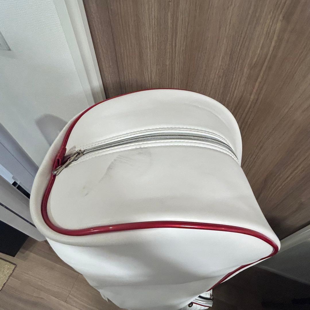 archivio キャディバッグ ホワイト/レッド