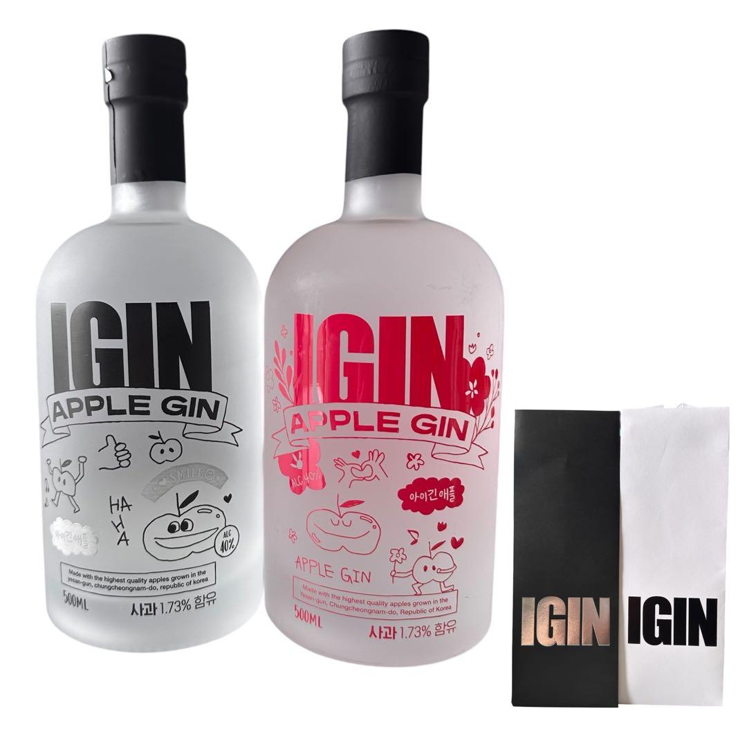 BTS ジン 韓国 IGIN APPLE GIN ２種セット ショッパー付