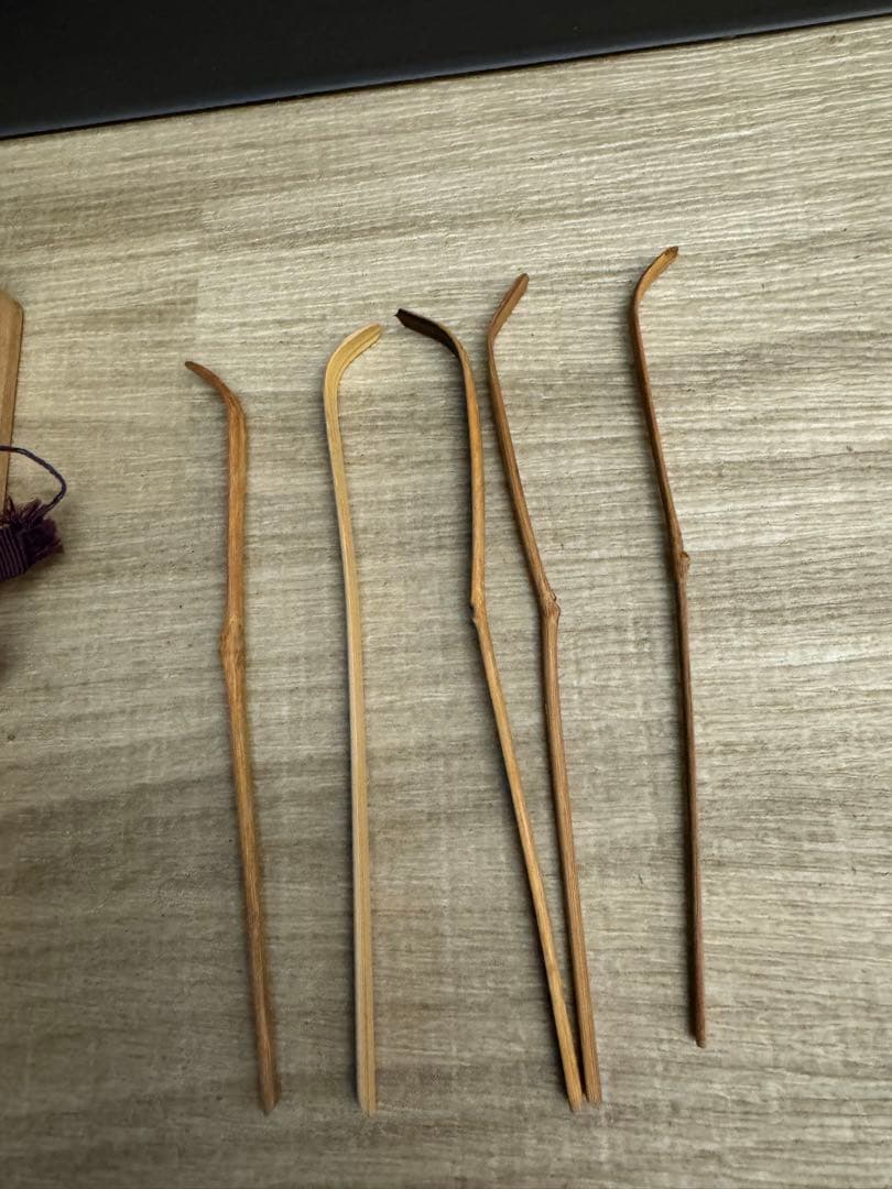 1531 輪島塗　茶杓　5本