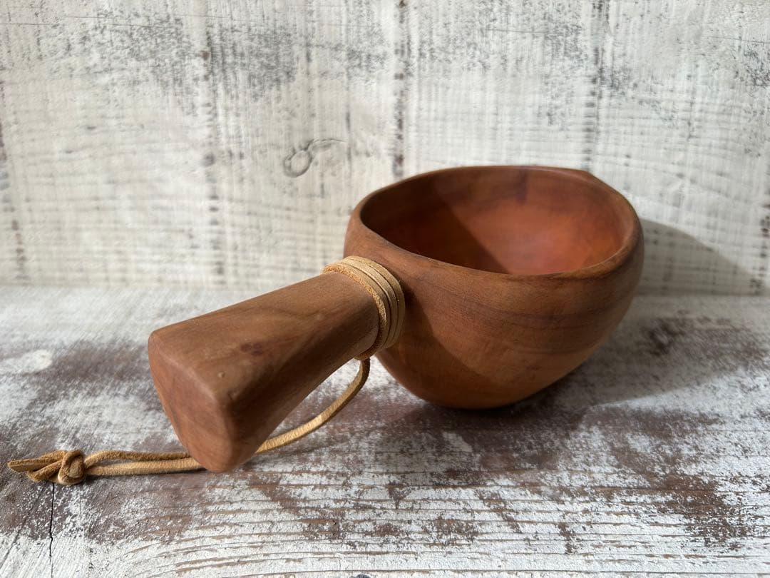 sunswood サンズウッド　ククサ　山桜　手彫り　一点もの