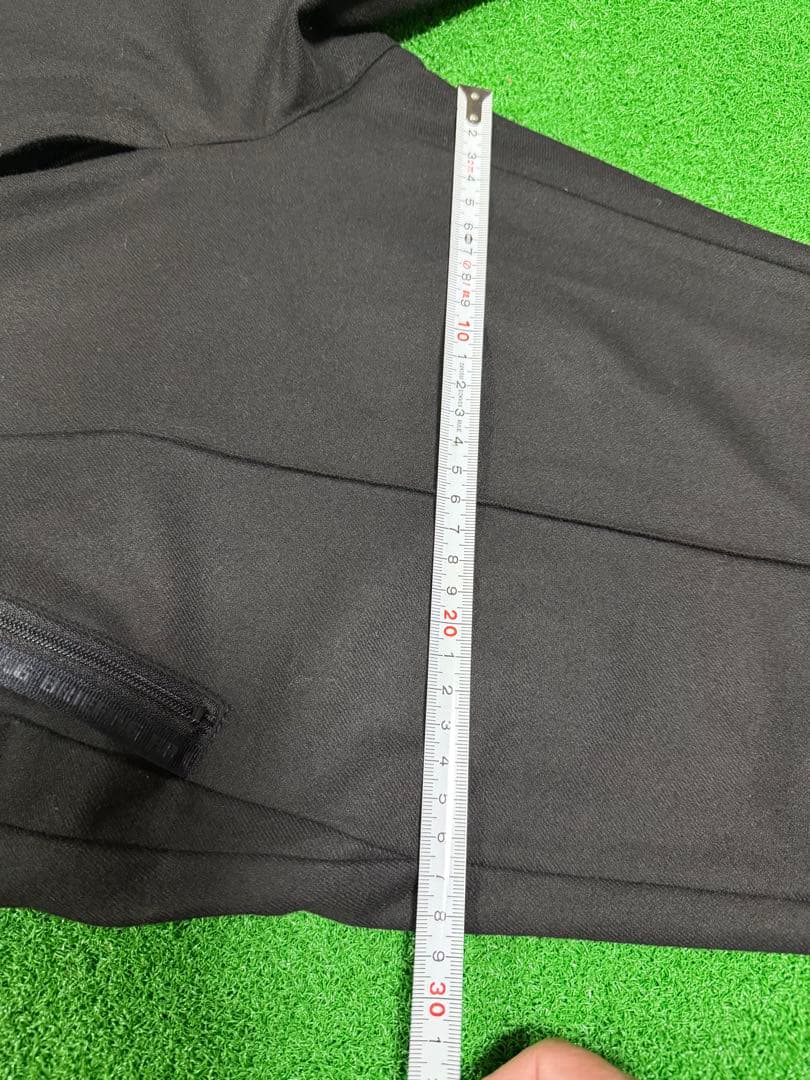 BRIEFING ブラックソフトサーモパンツ ジッパーポケット