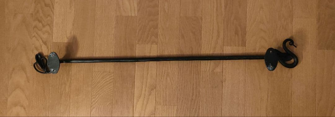 アンティーク アイアン タオルハンガー 幅約90×高さ約7cm ロング