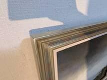 【真作】絵画　廣岡真知子　油彩10号　雨あがり　写実風景　箱・黄袋入　Y34